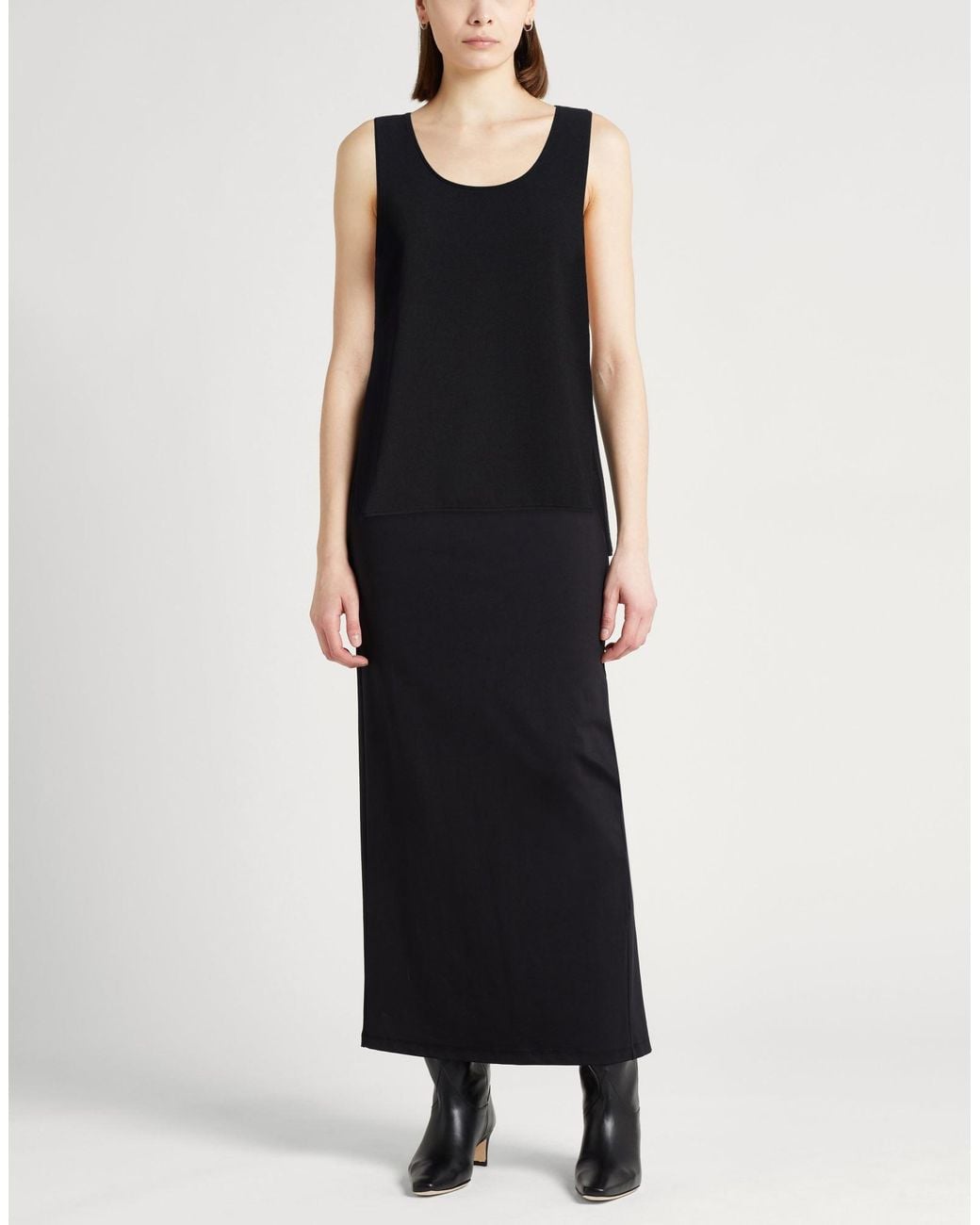 Emporio Armani Black Top Polyester, Elastane