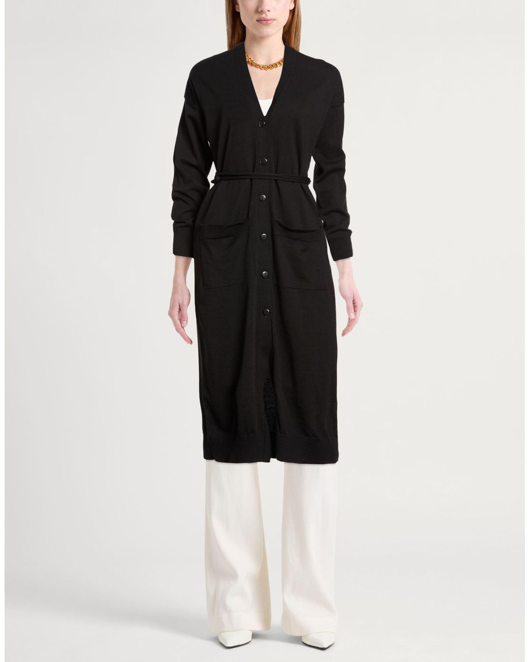 Cardigan Alpha Studio en coloris Black