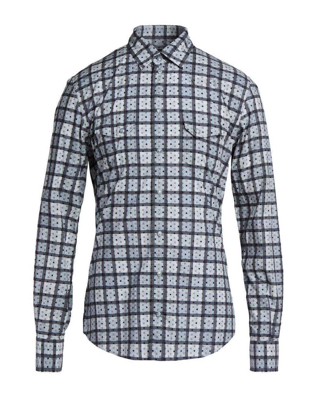 Dolce & Gabbana Blue Light Shirt Cotton for men