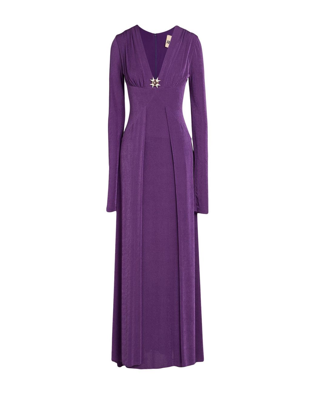 Aniye By Purple Maxi Dress Polyester, Elastane