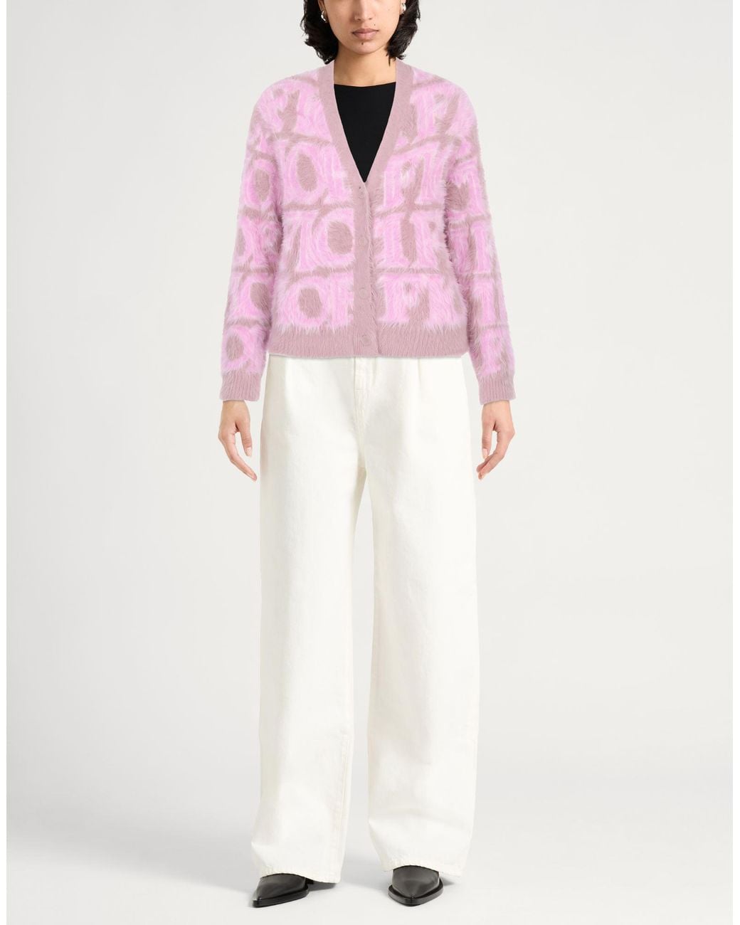 Fiorucci Pink Cardigan Polyamide