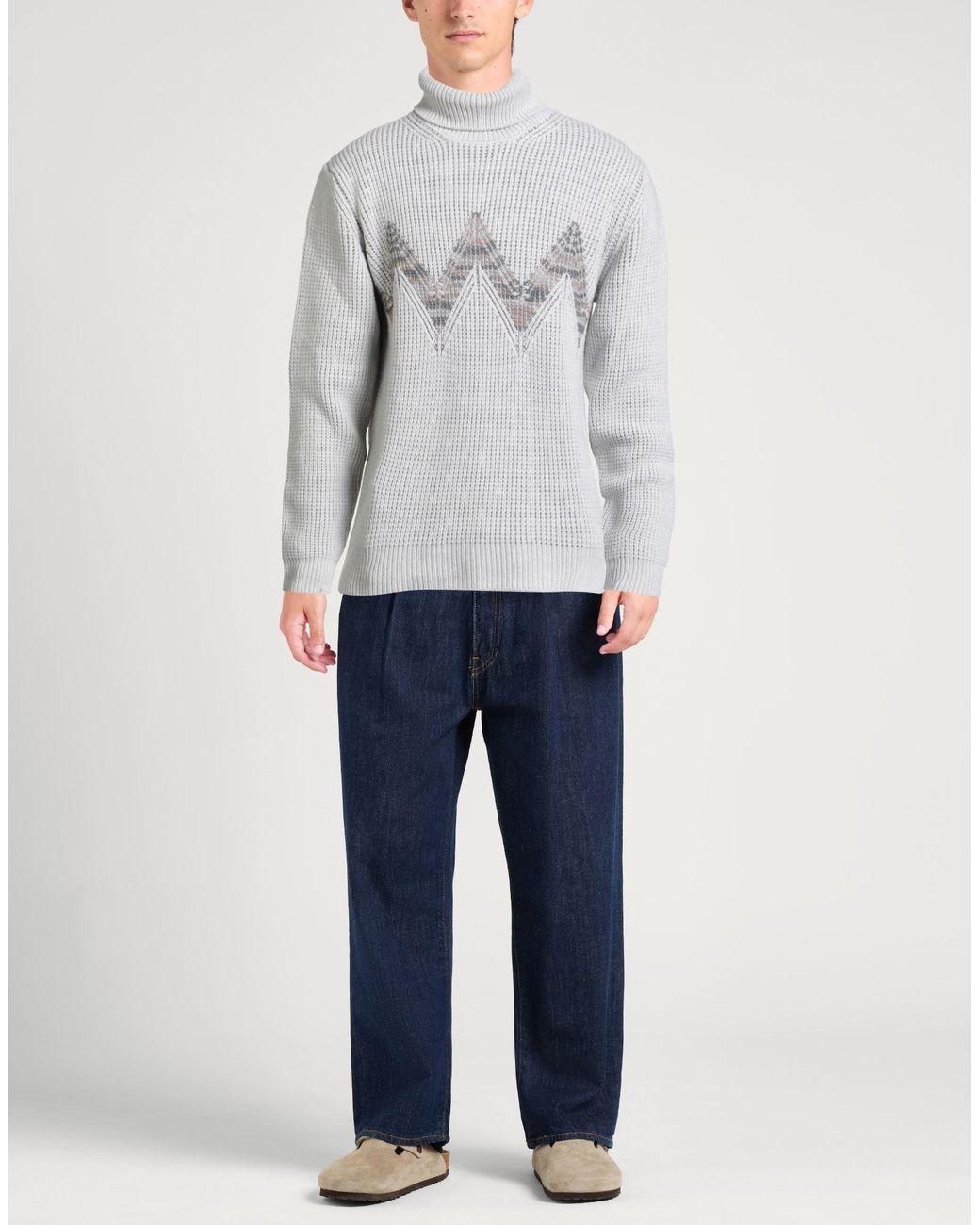 Missoni Gray Turtleneck Wool for men