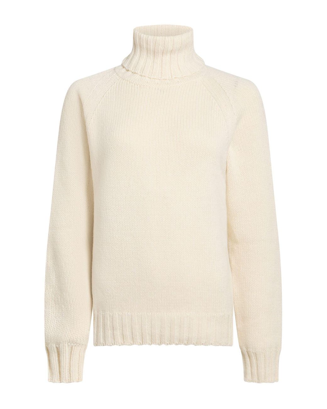 Aragona White Turtleneck