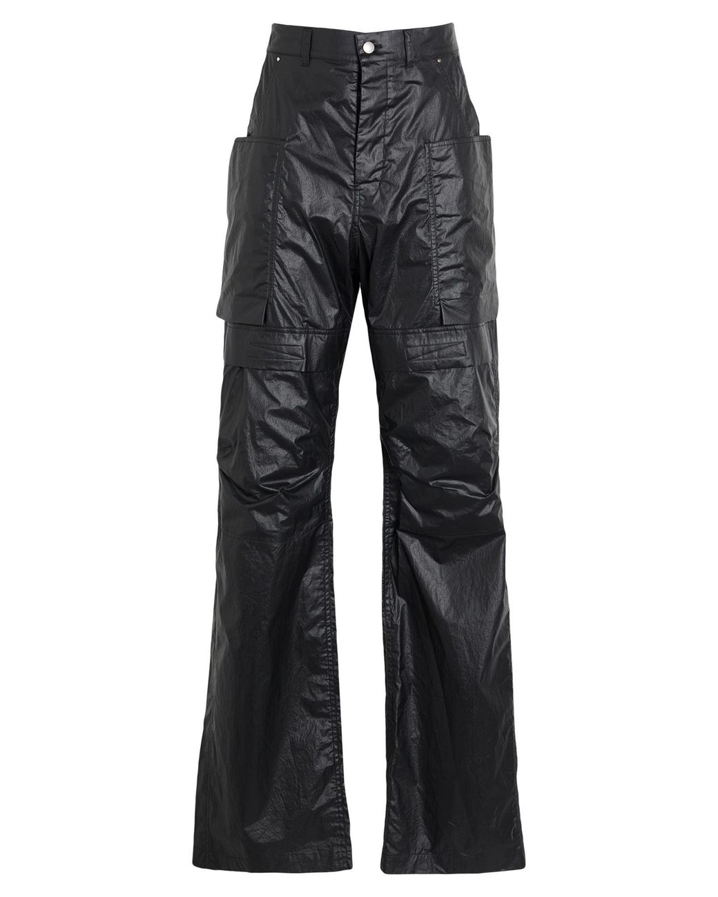 Rick Owens Blue Pants Cotton, Polyurethane for men