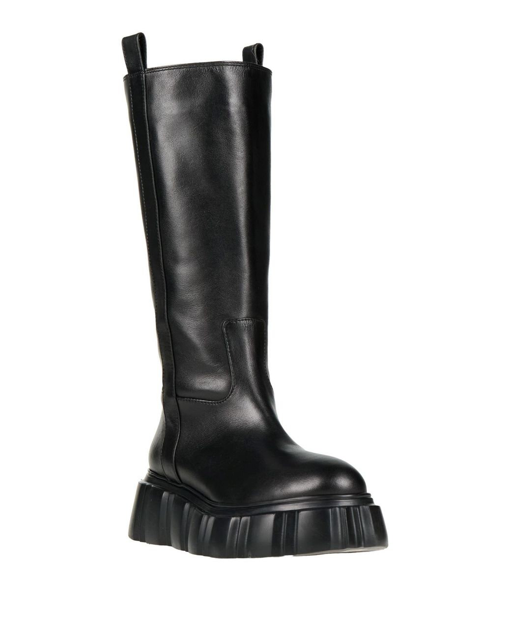 Semicouture Black Boot Leather
