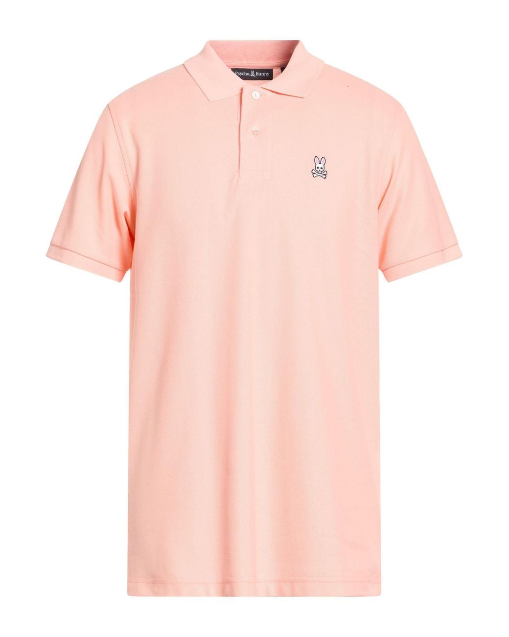 Psycho Bunny Pink Polo Shirt Pima Cotton for men