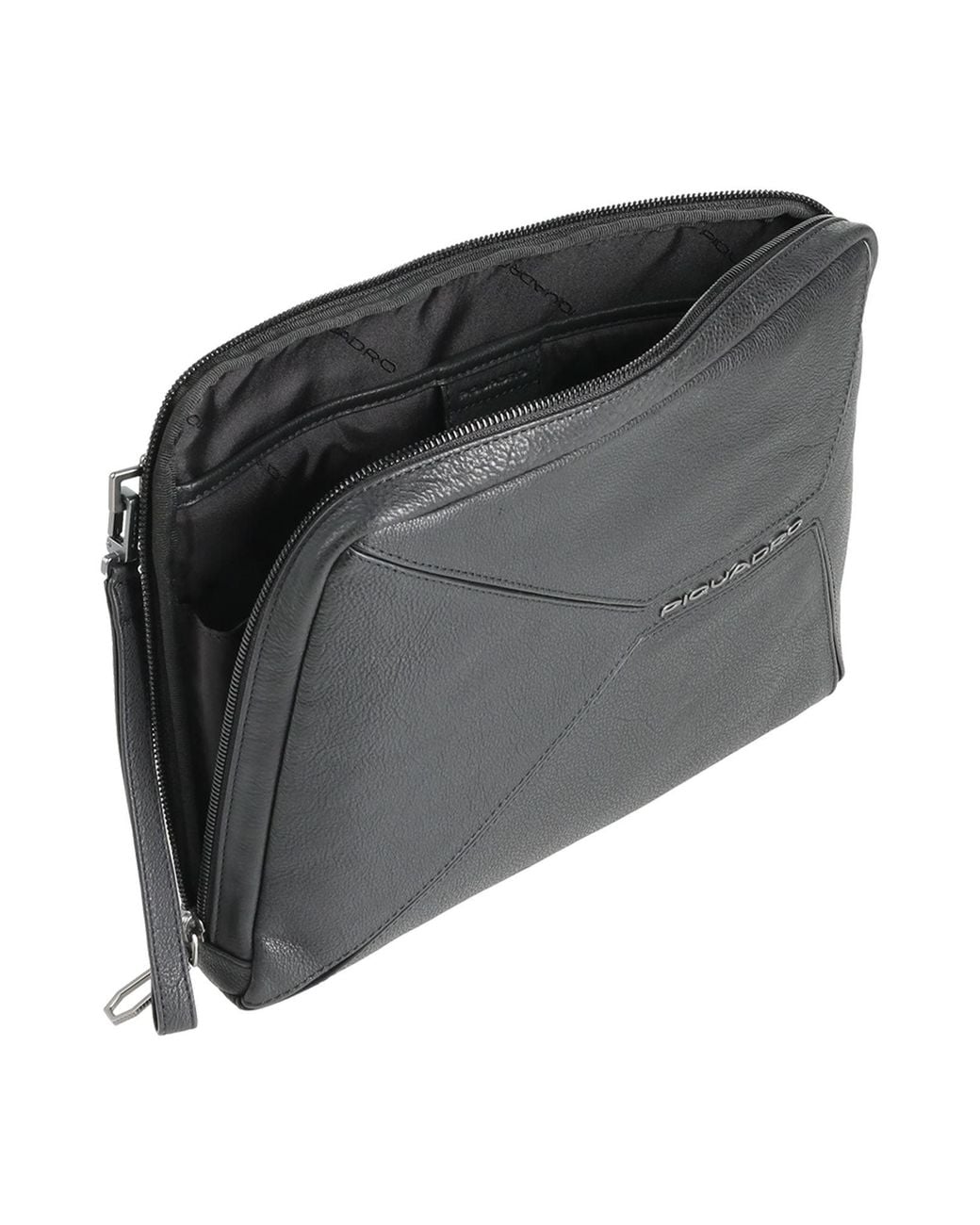 Piquadro Gray Clutch Leather for men