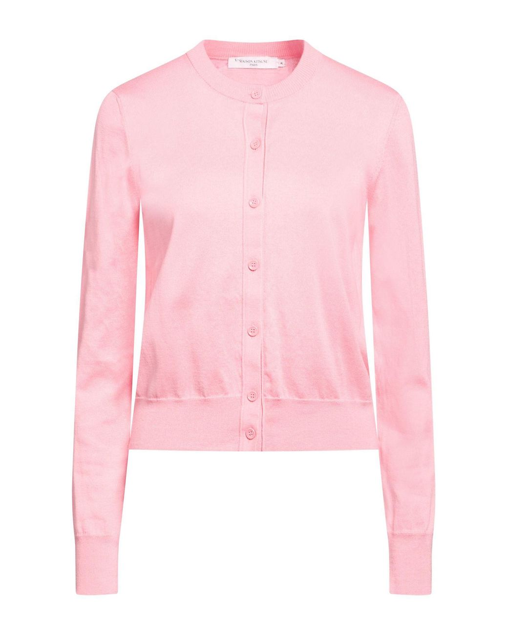 Maison Kitsuné Pink Cardigan Cotton