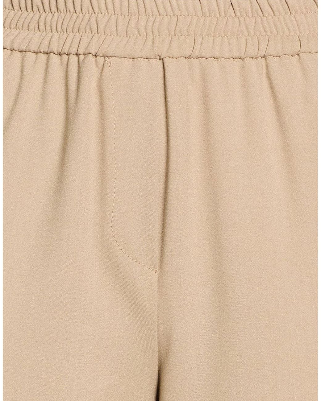 Kaos Natural Khaki Pants Polyester, Viscose, Elastane