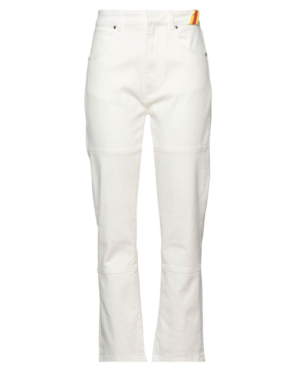 Philosophy Di Lorenzo Serafini White Denim Trousers