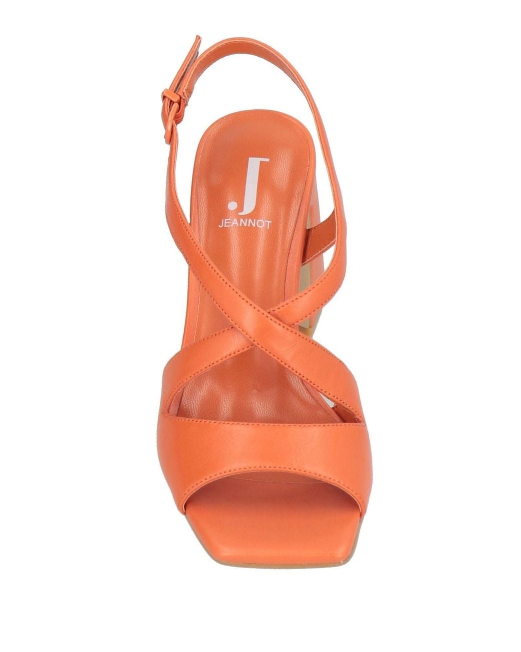 Jeannot Orange Sandals