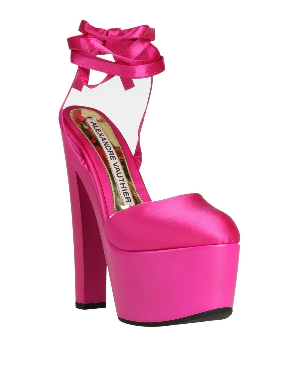 Alexandre Vauthier Pink Pumps Textile Fibers