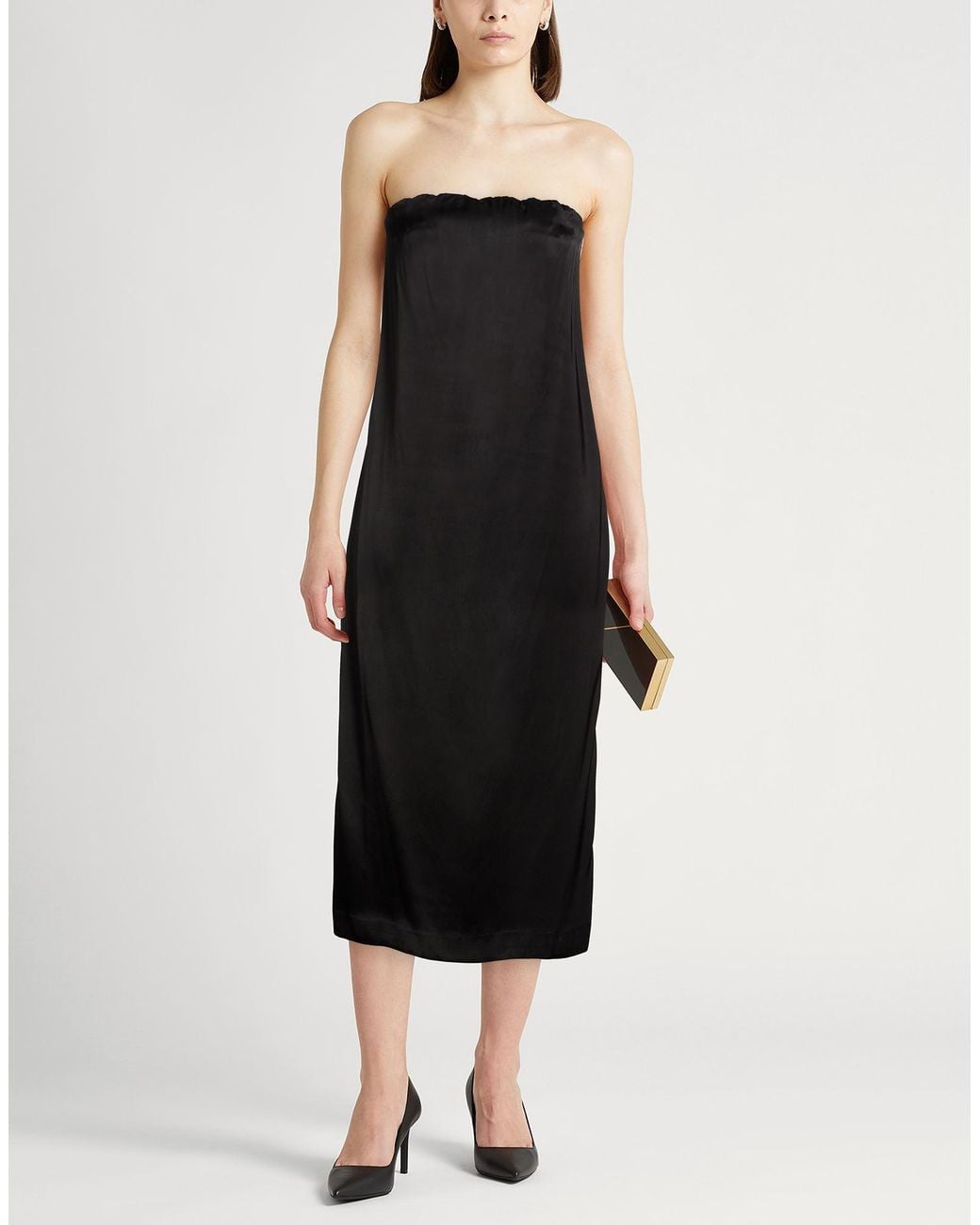 Loulou de Saison Black Midi Dress
