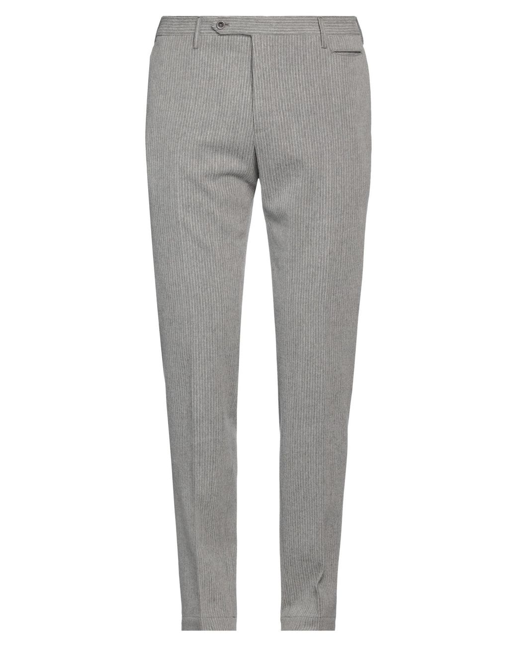 Incotex Gray Pants Virgin Wool, Elastane, Cashmere for men