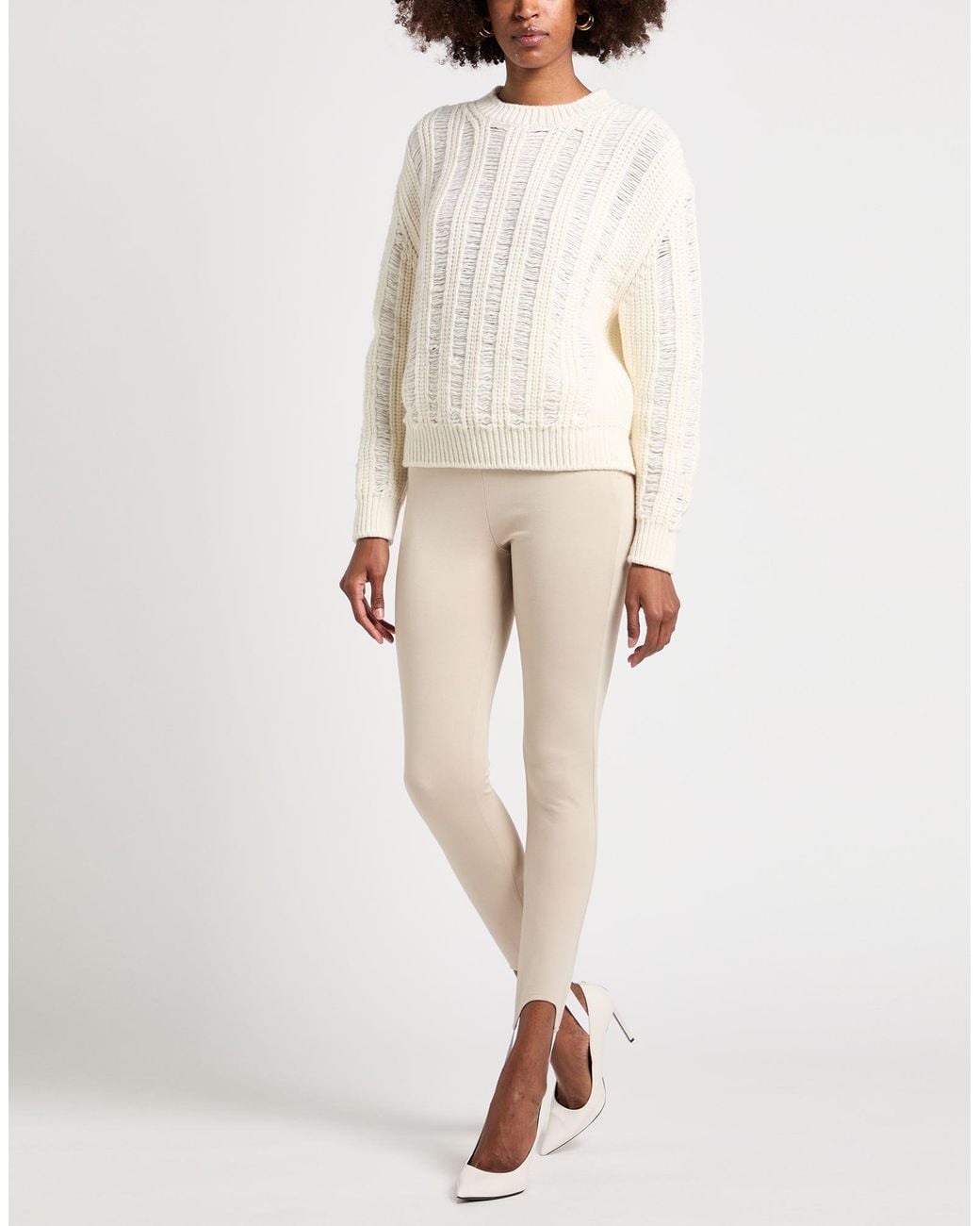 Iceberg White Sweater Wool, Acrylic, Polyamide