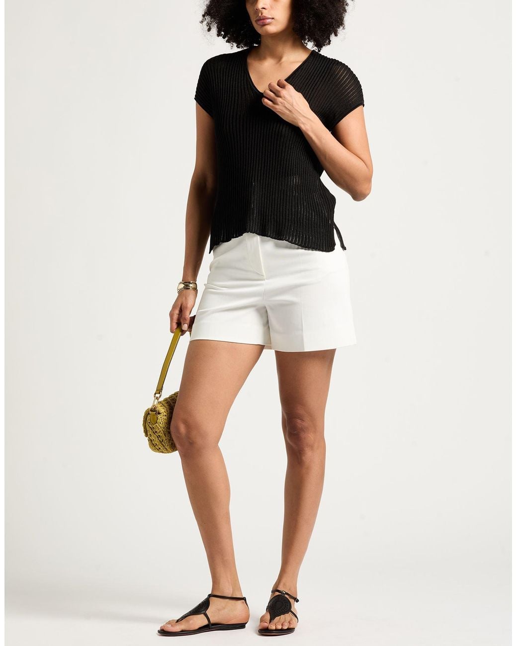 EU·FO·NÌ·A Black Sweater Cotton, Rayon