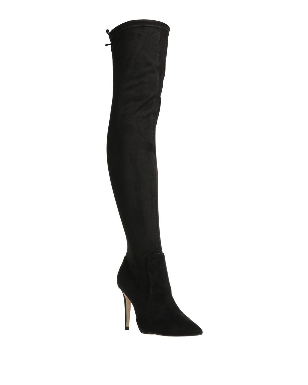 Miss Unique Black Boot Textile Fibers
