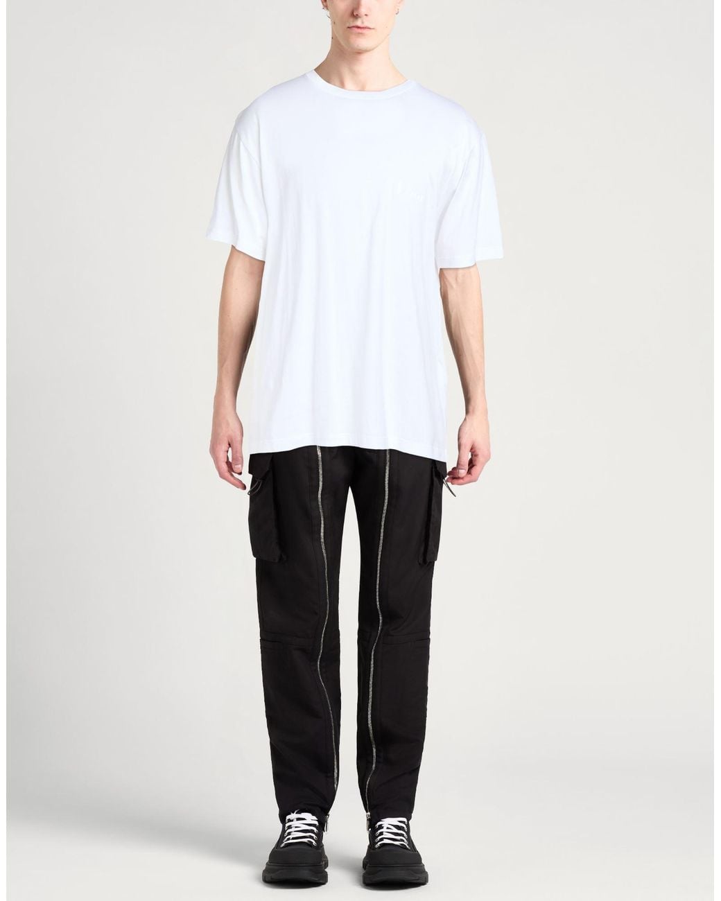 Dior White T-Shirt Cotton, Viscose for men