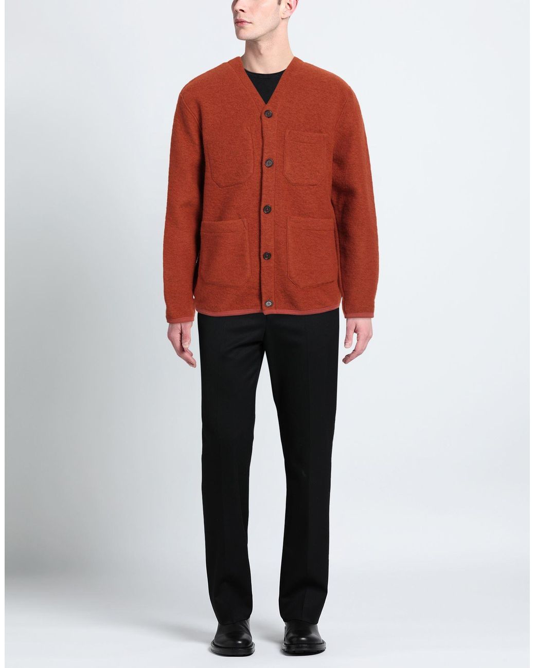 Universal Works Red Cardigan for men