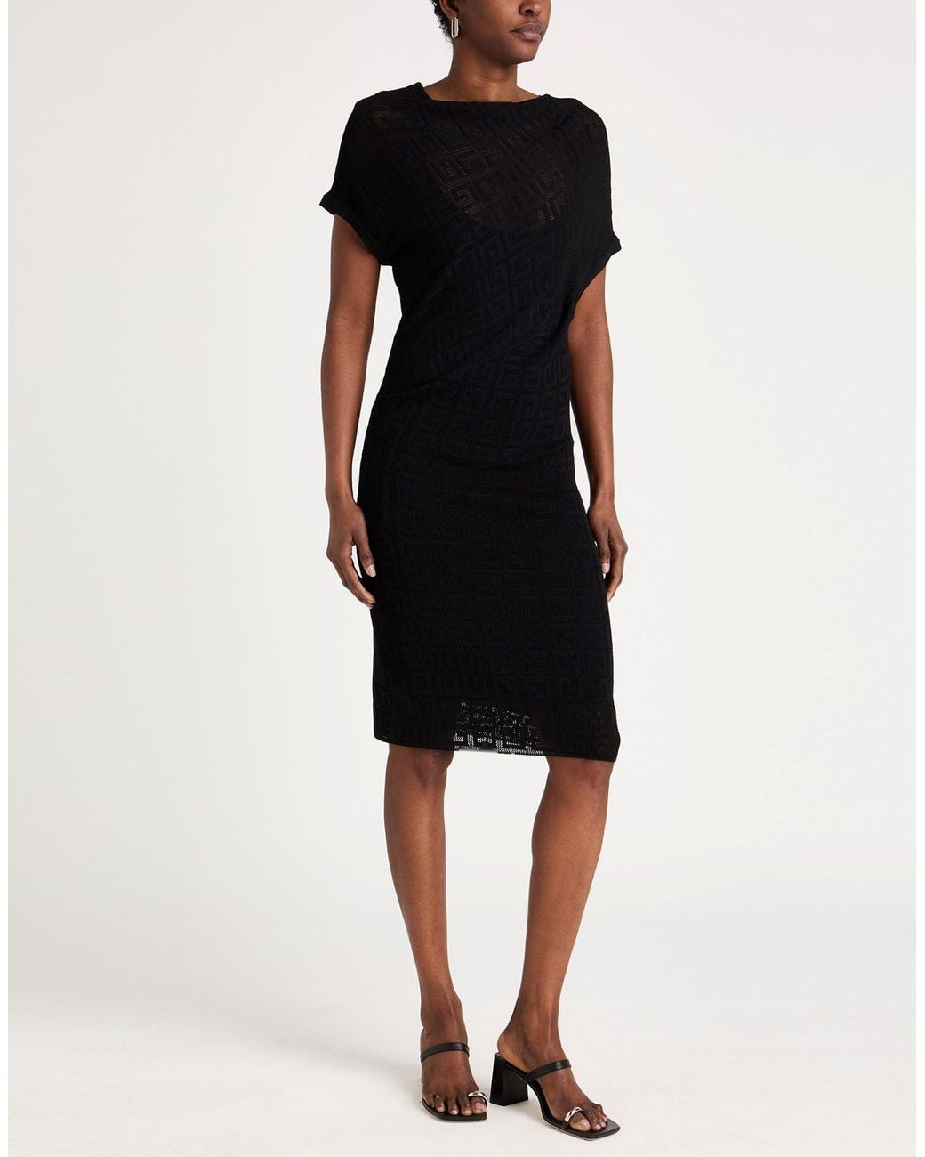 Givenchy Black Midi Dresses