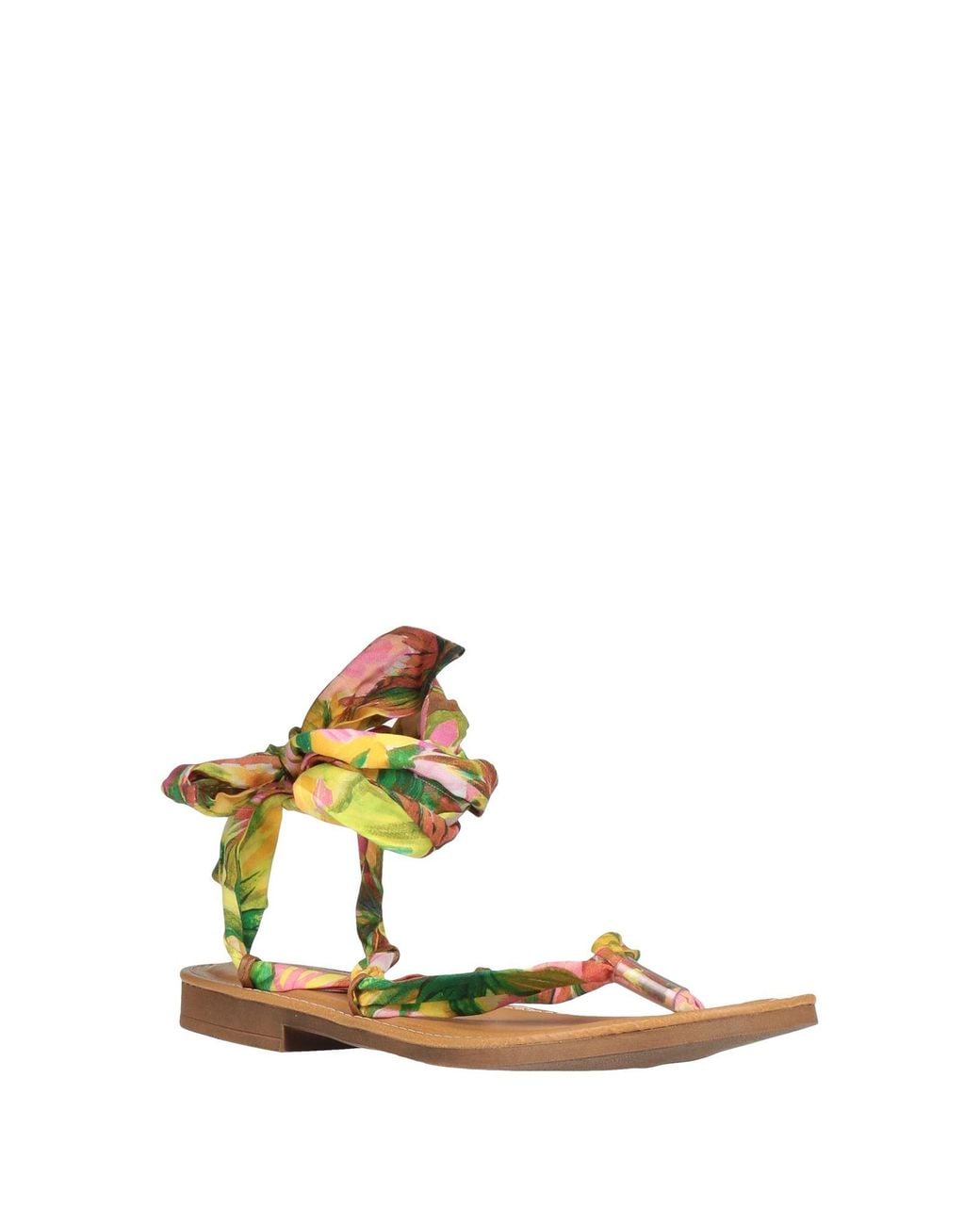 4giveness Metallic Thong Sandals
