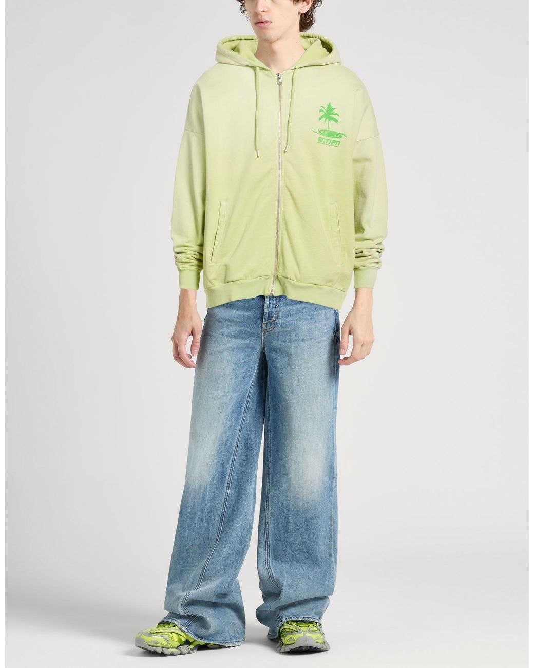 ENTERPRISE JAPAN Green Sweatshirt for men