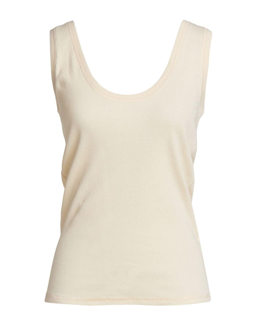 Majestic Filatures Natural Cream Tank Top Organic Cotton