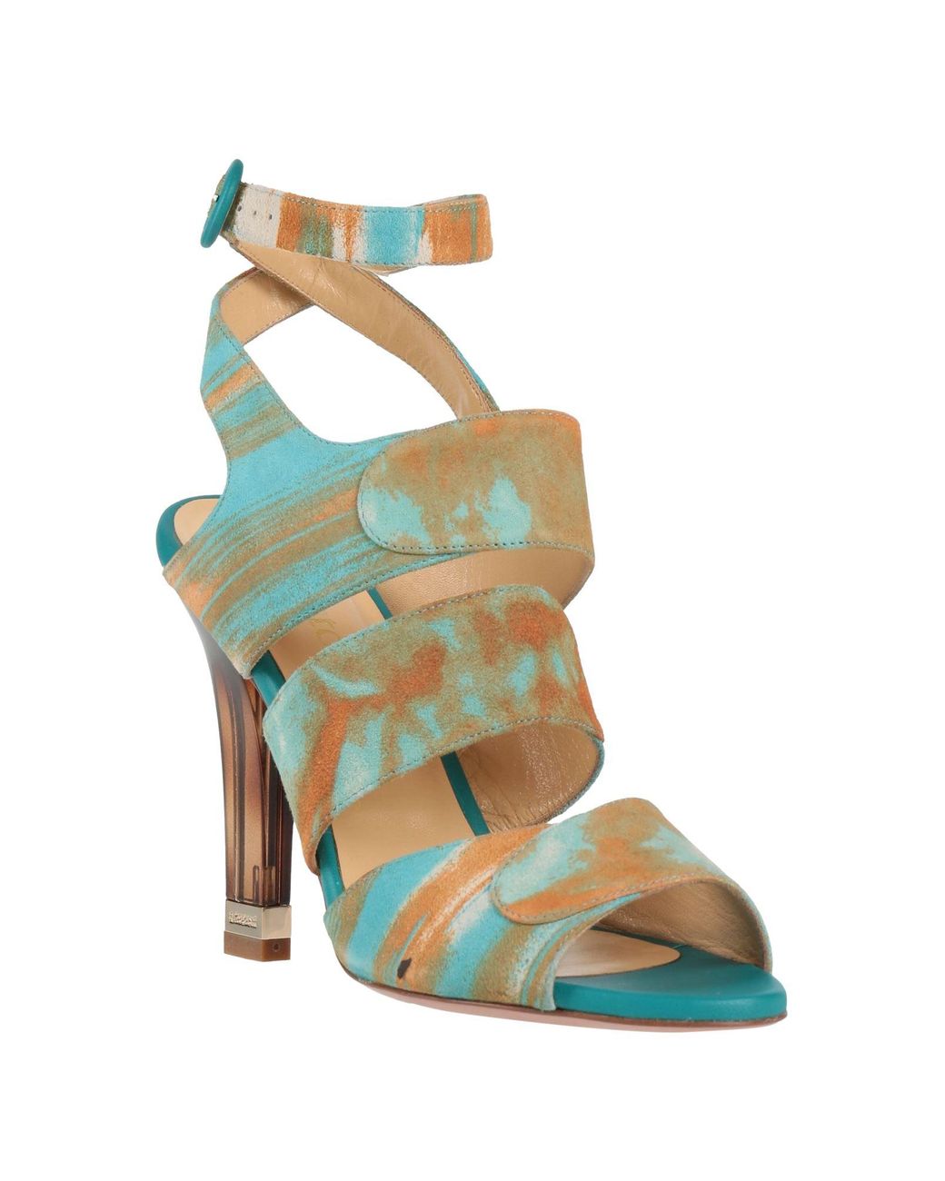 Testoni Green Sandals Leather