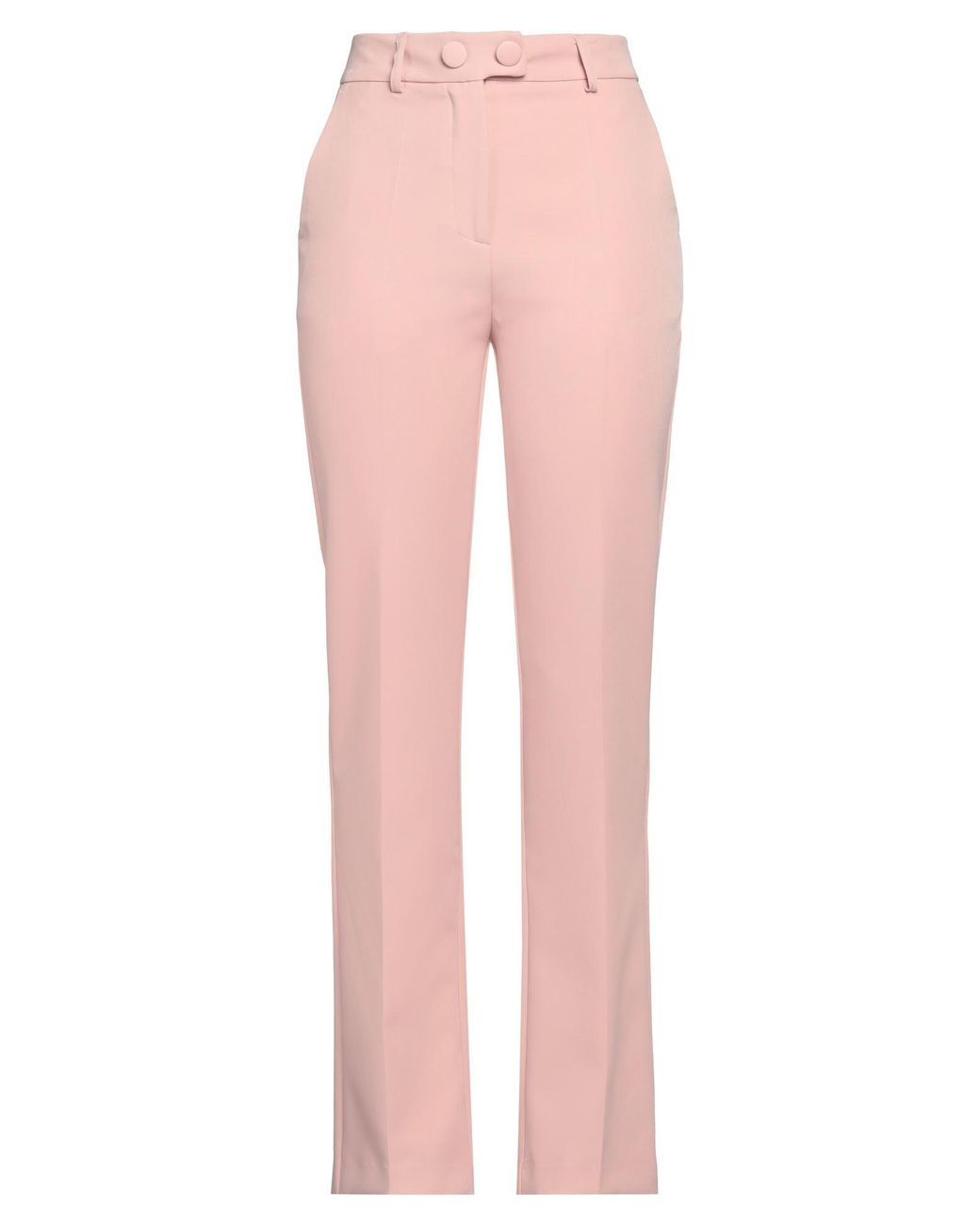 Cristinaeffe Pink Pants Polyester, Elastane
