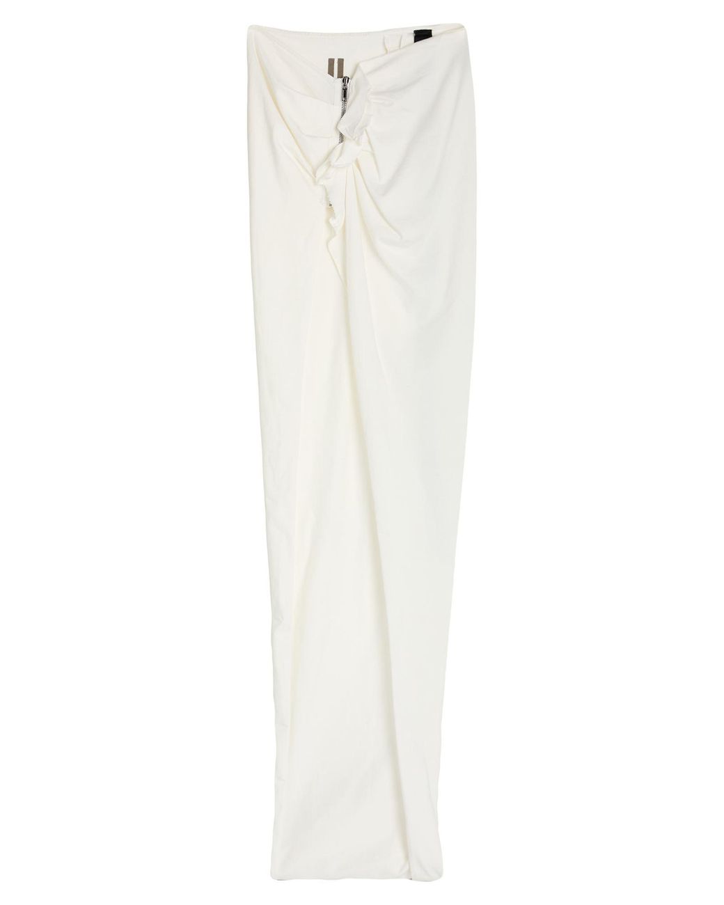 Rick Owens White Maxi Skirt