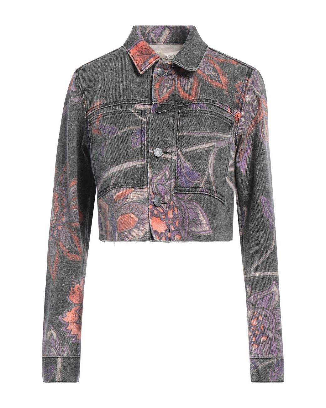 ViCOLO Gray Denim Outerwear
