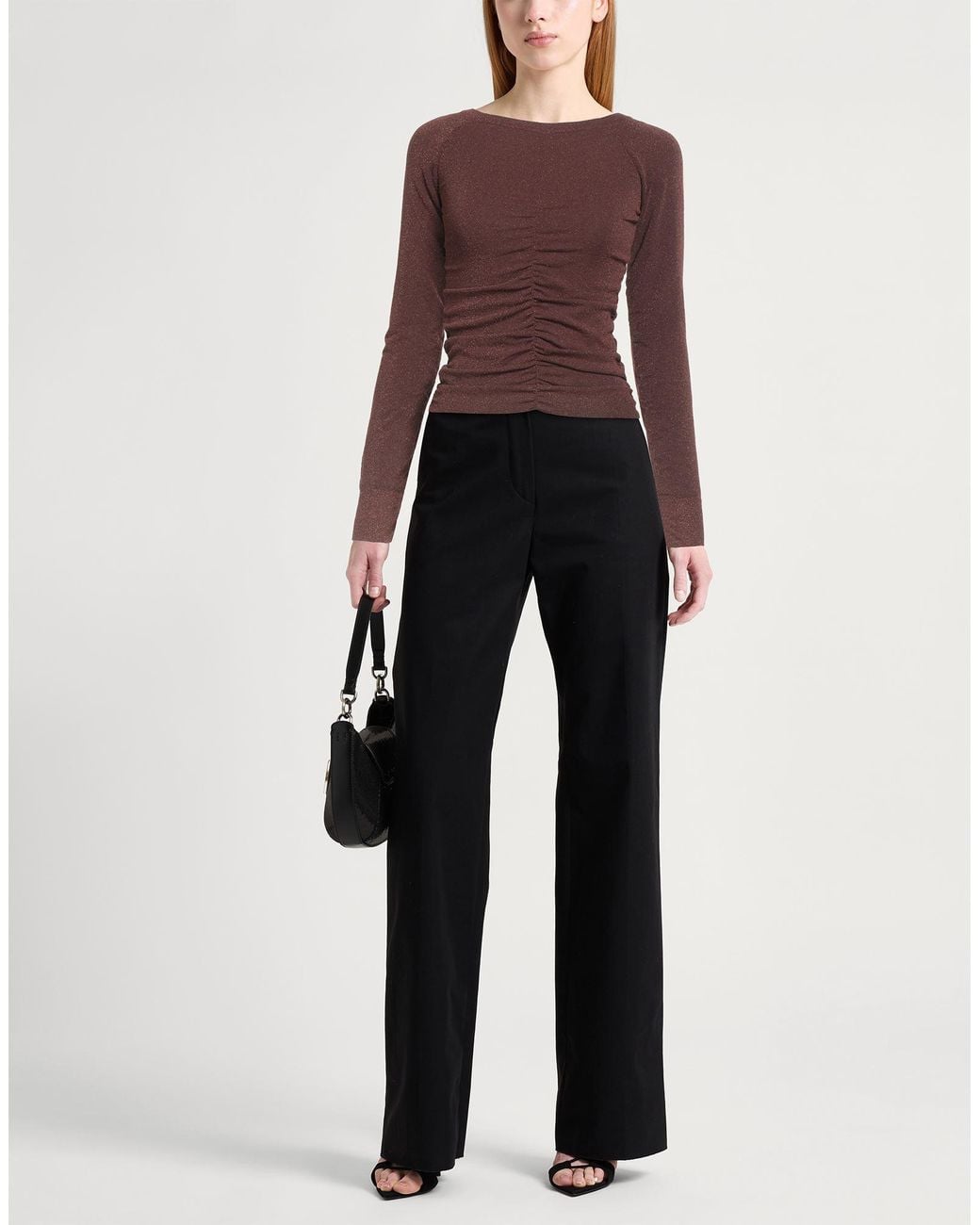 Suoli Brown Top Viscose, Polyester, Polyamide