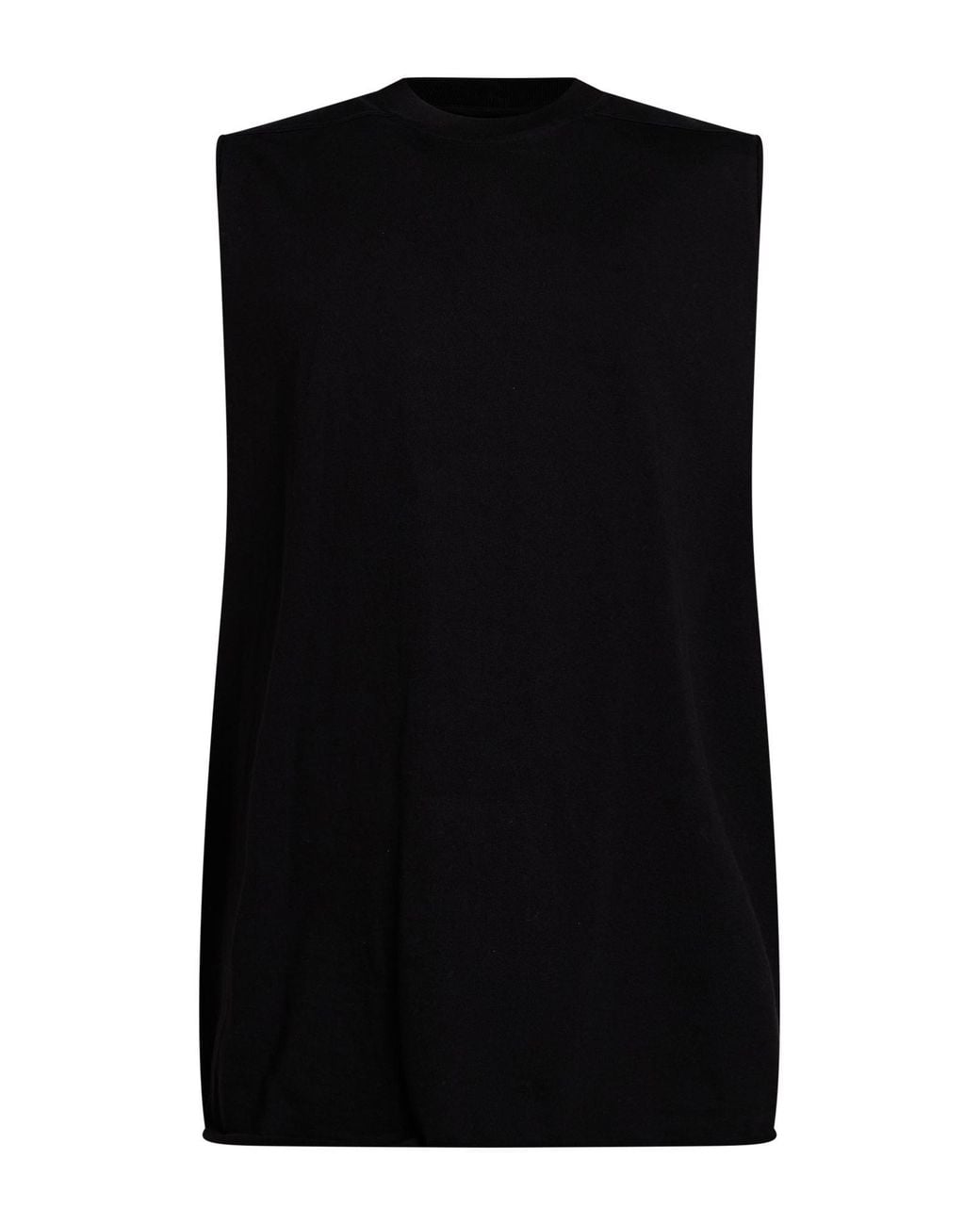Rick Owens Black T-Shirt Cotton for men