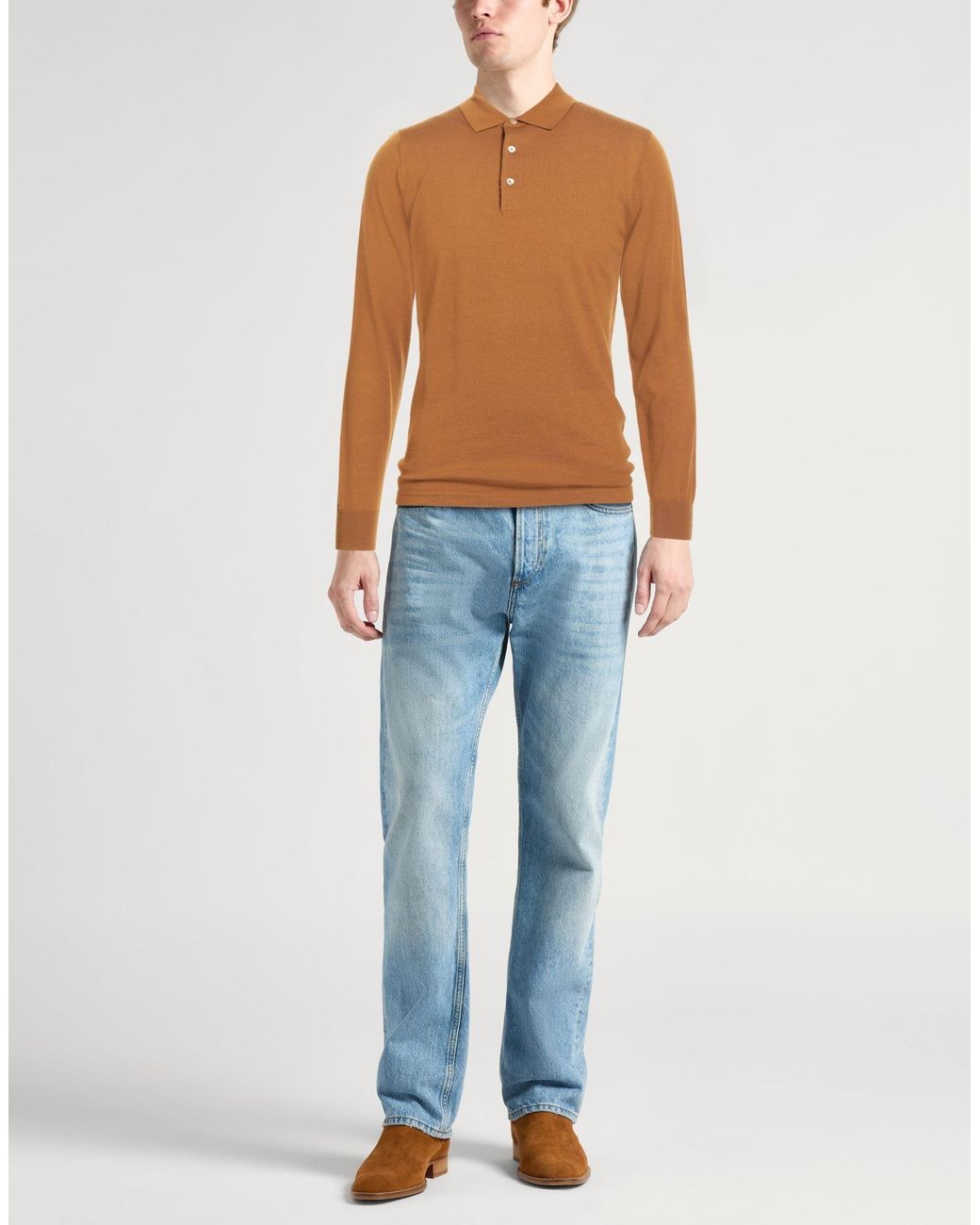 Aspesi Brown Sweater for men