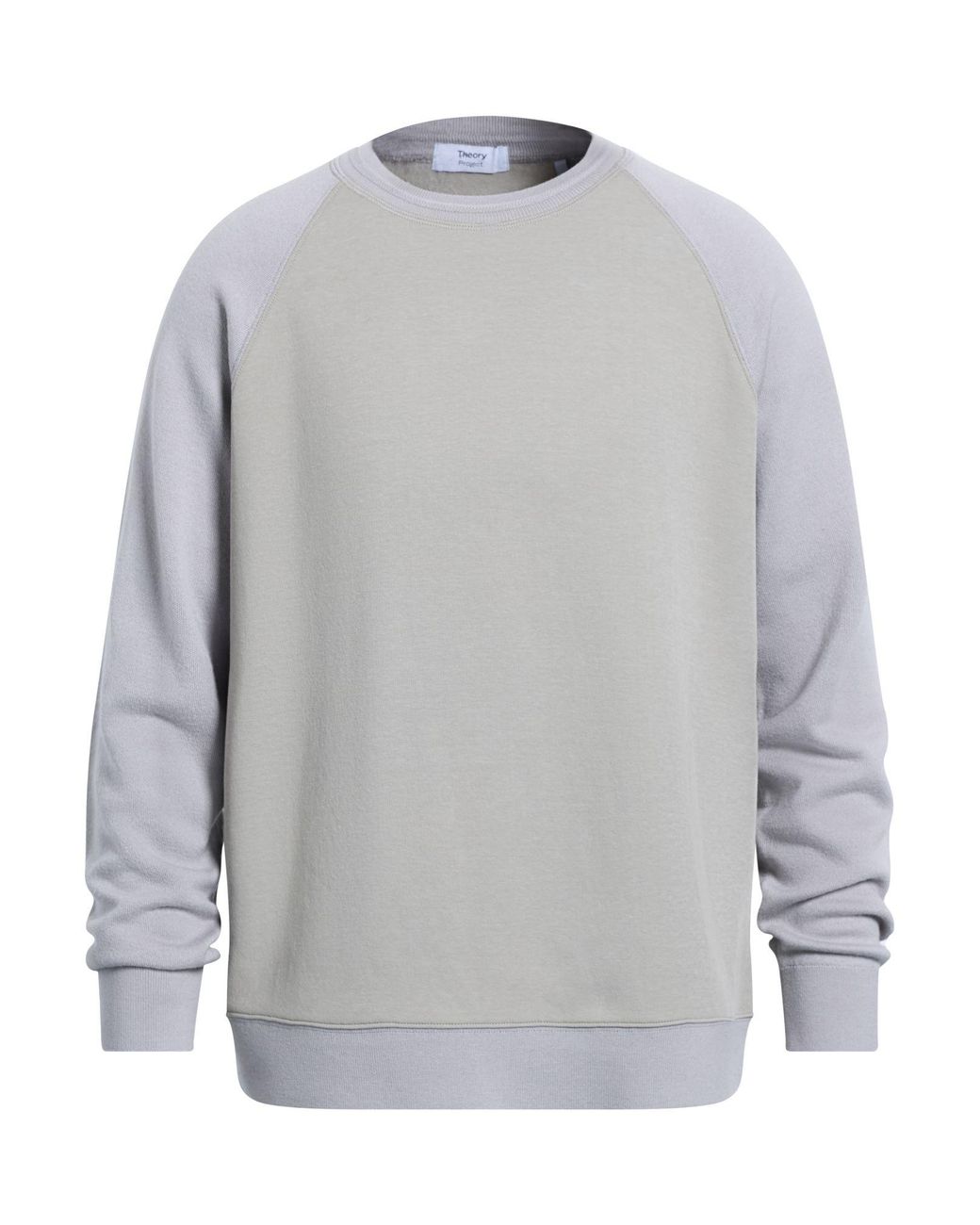 THEORY PROJECT Gray Sweatshirt Cotton, Nylon, Merino Wool, Elastane for men