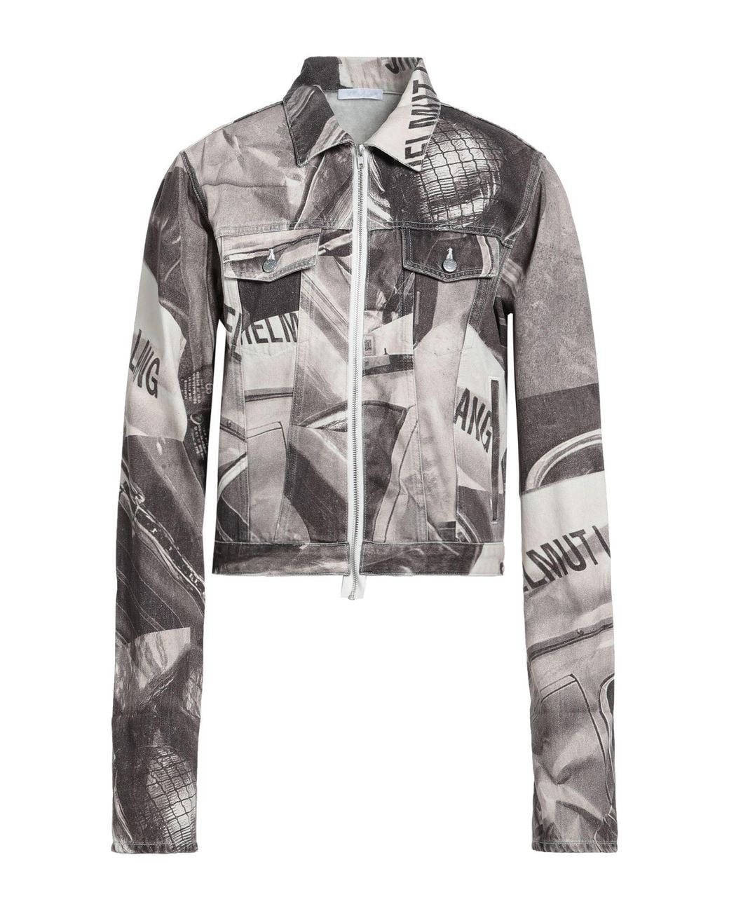 Helmut Lang Gray Denim Outerwear for men