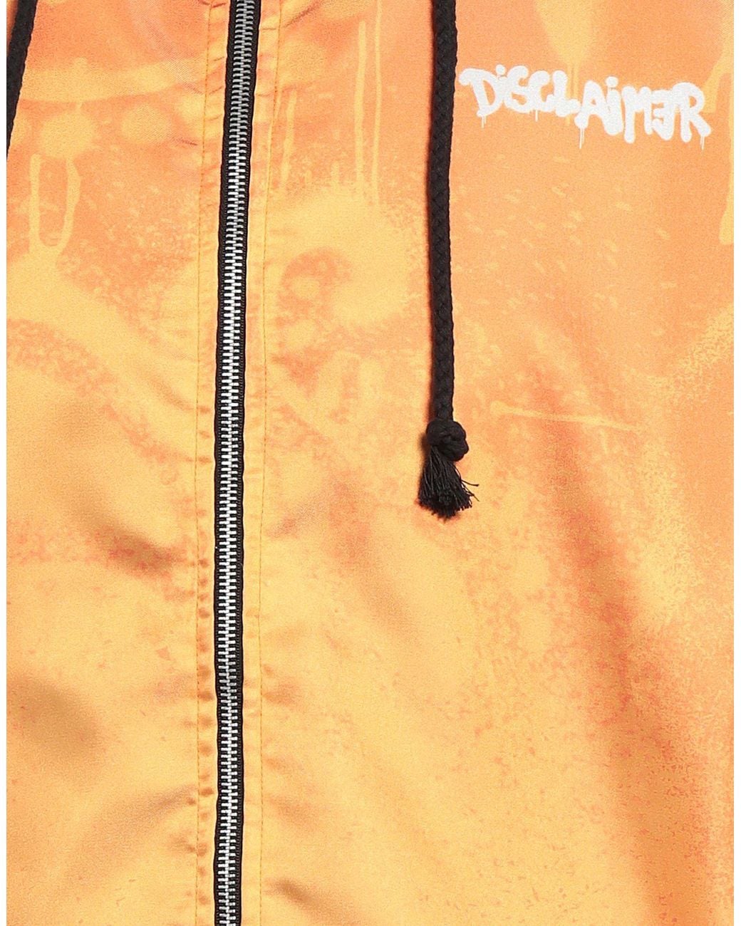 DISCLAIMER Orange Jacket for men