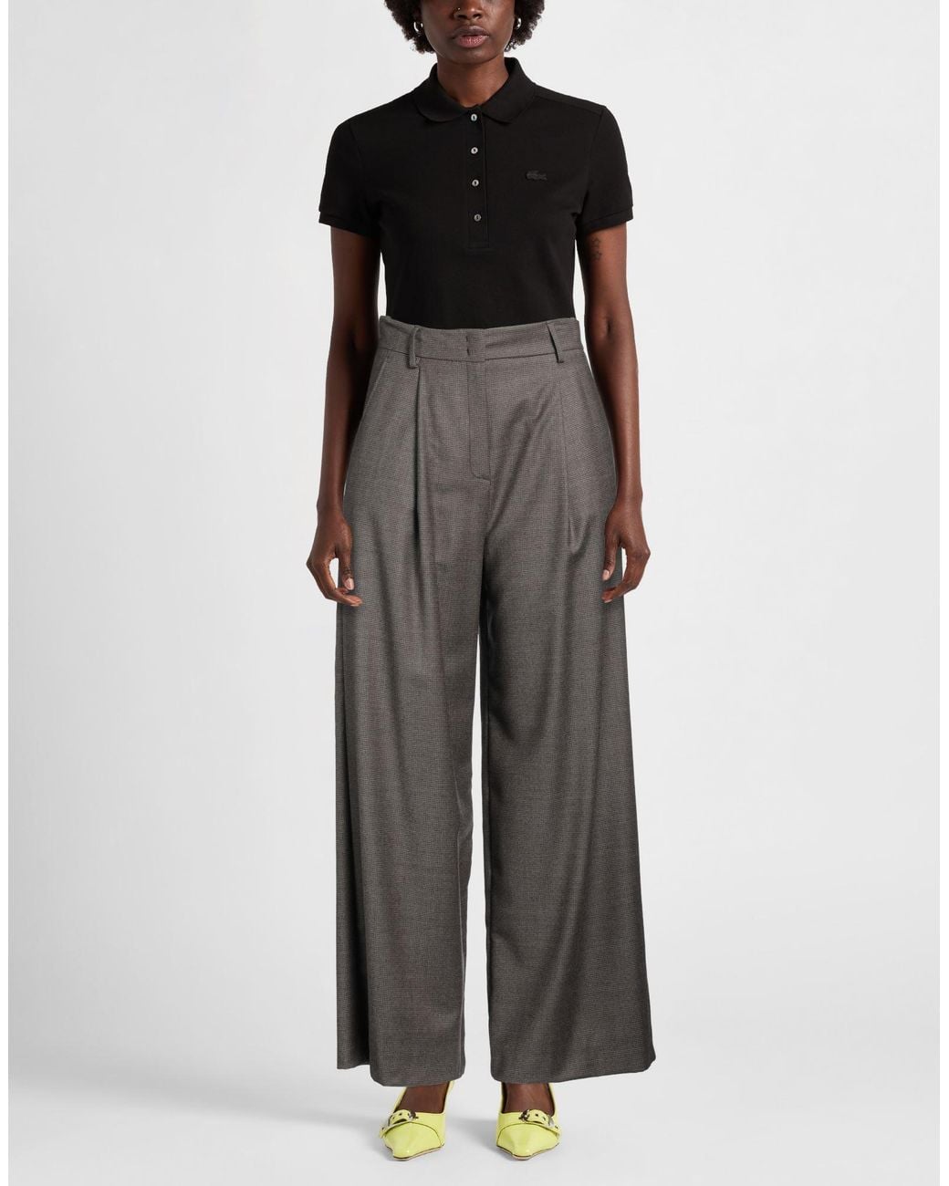 Weekend by Maxmara Gray Pants Virgin Wool, Elastane