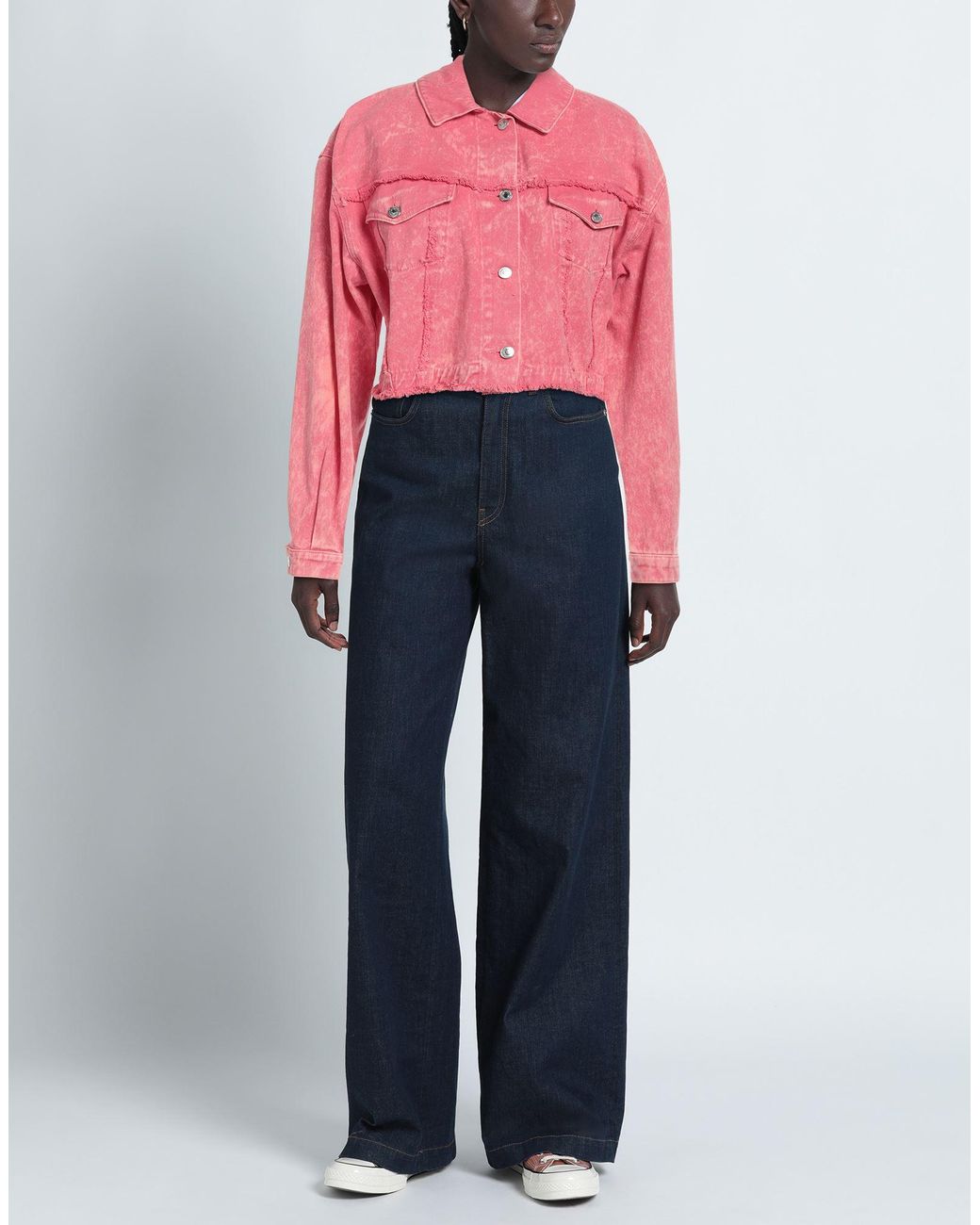 Capospalla Jeans di MSGM in Pink