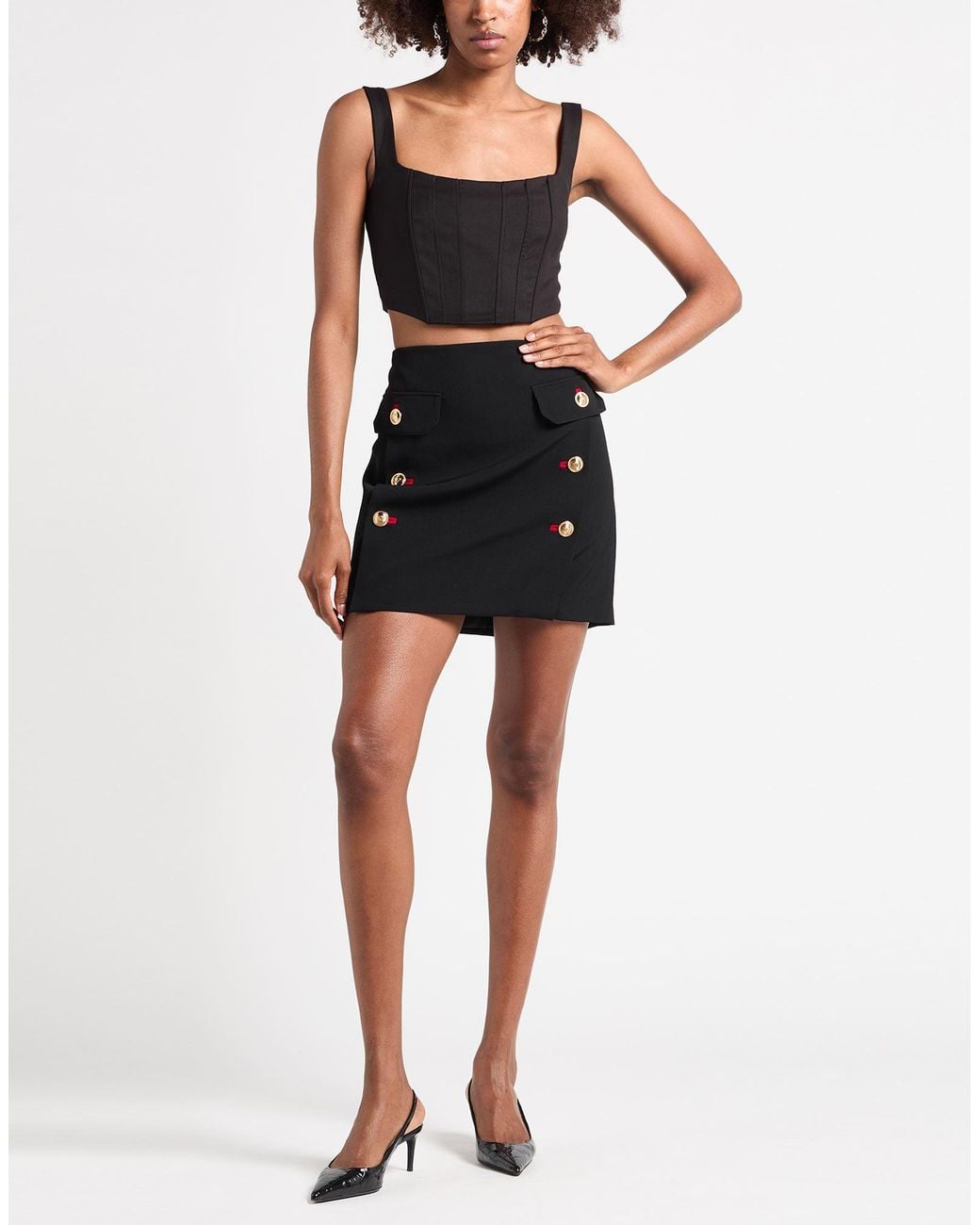 Versace Black Mini Skirt