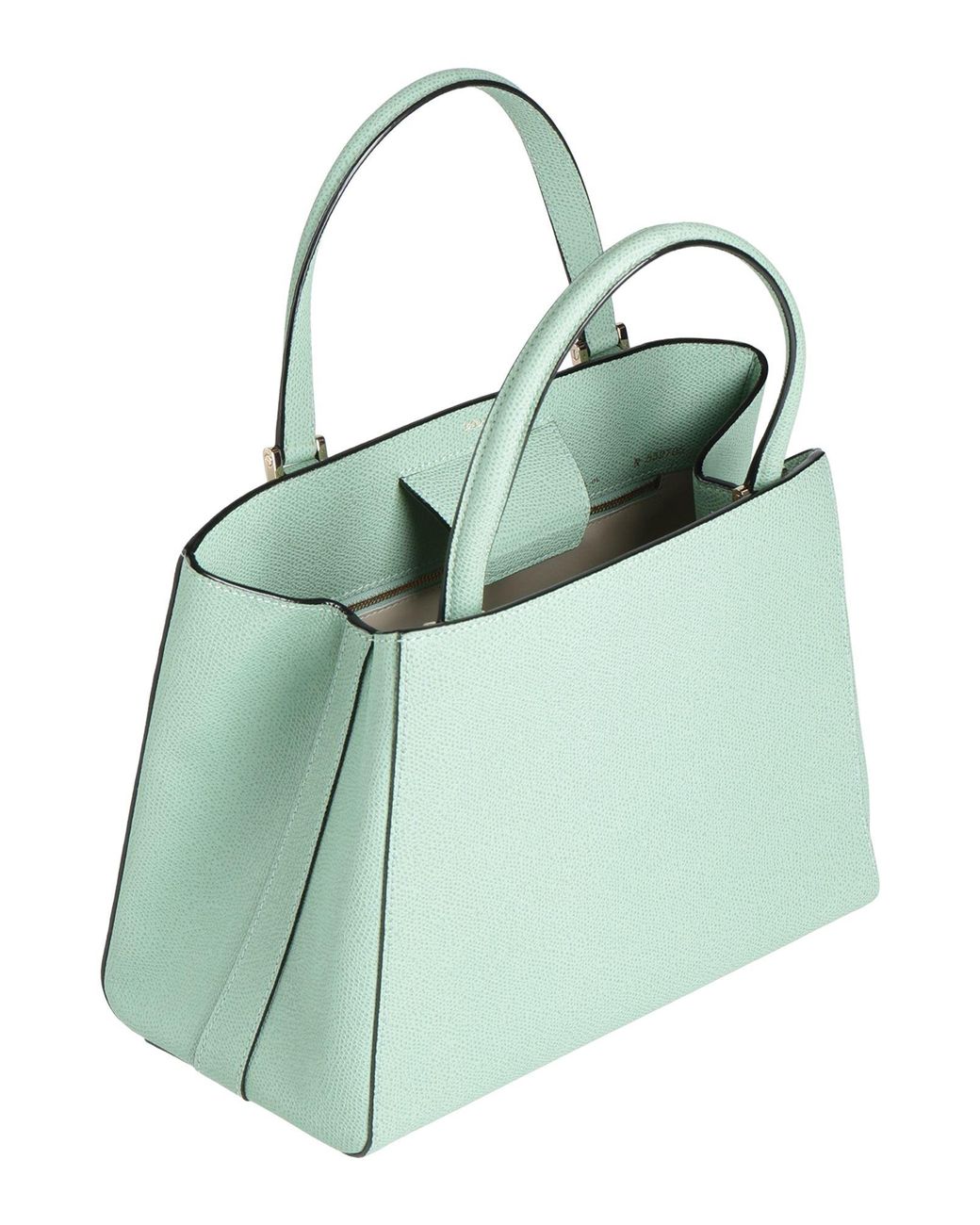 Valextra Green Triennale Medium -- Handbag Leather