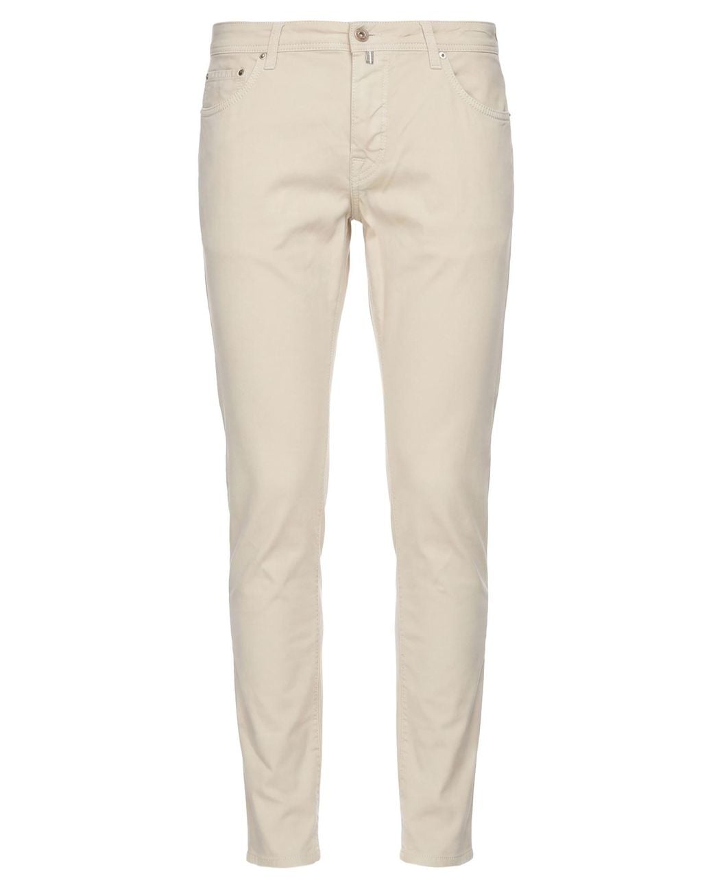 Jacob Cohen Natural Cream Pants Cotton, Elastane for men