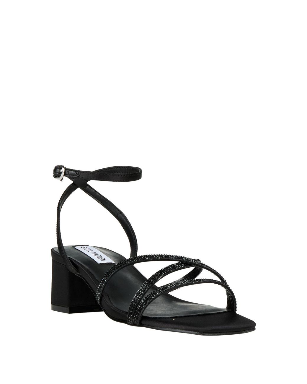 Steve Madden Black Sandale