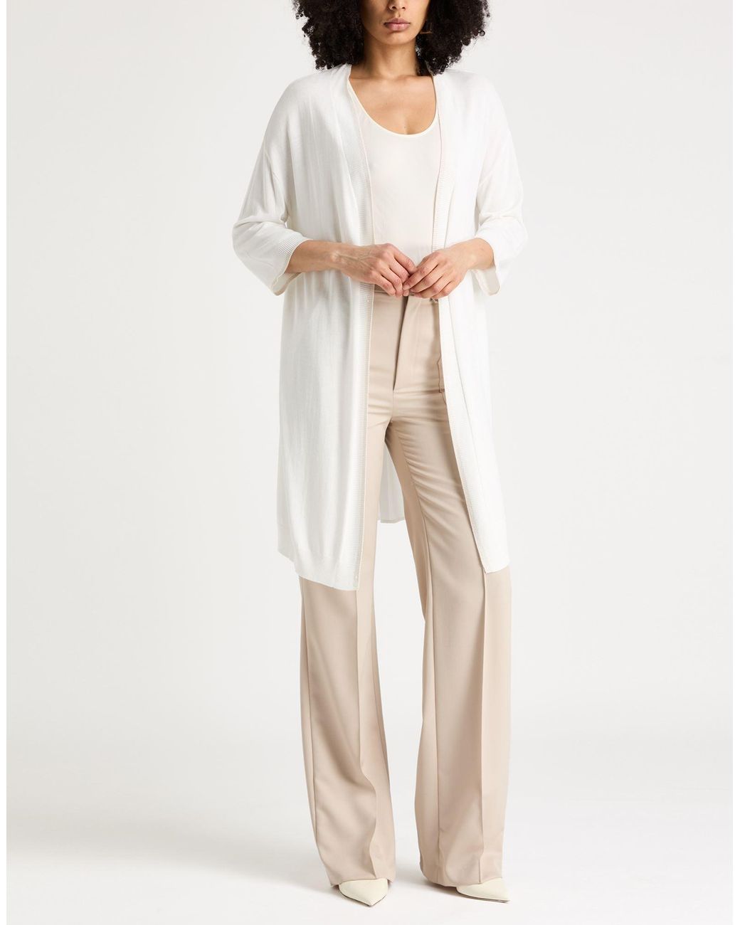 Fred Mello White Cardigan