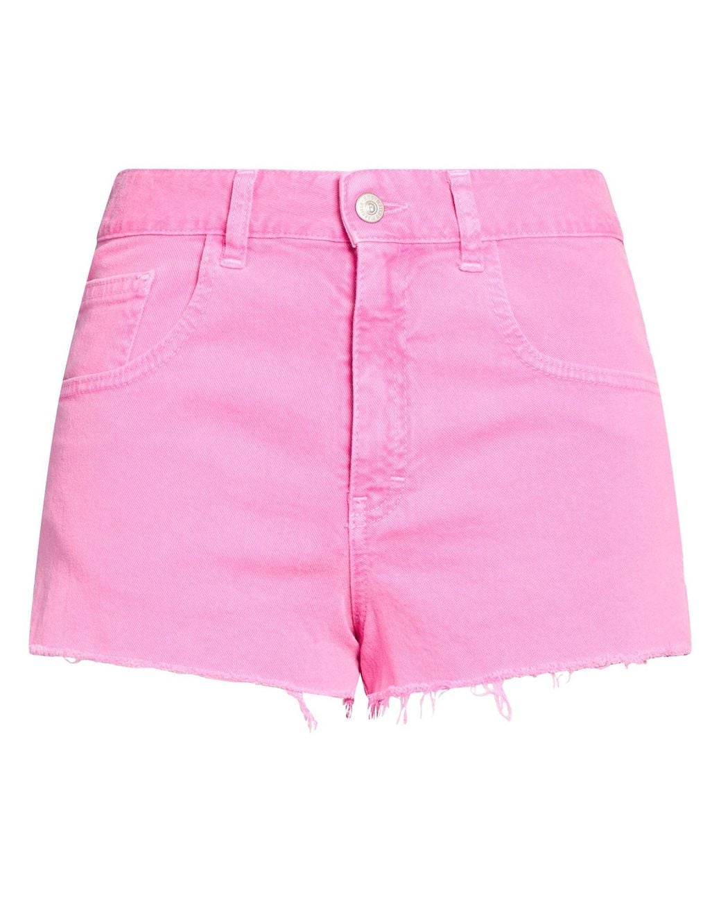 MM6 by Maison Margiela Pink Denim Shorts