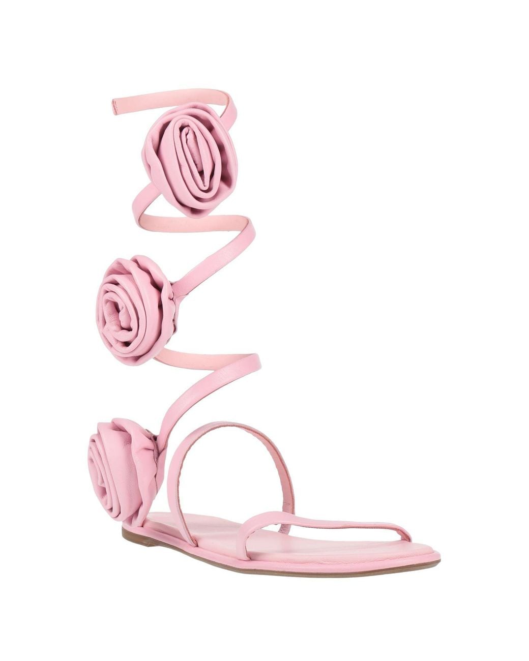 Le Silla Pink Sandals Leather