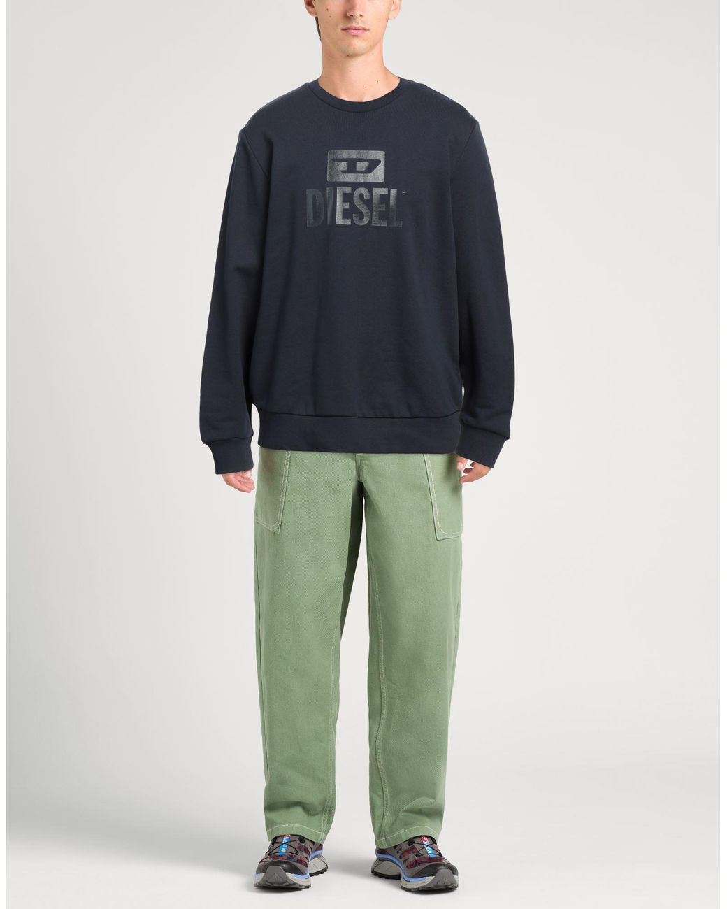 DIESEL Blue Sweatshirt for men