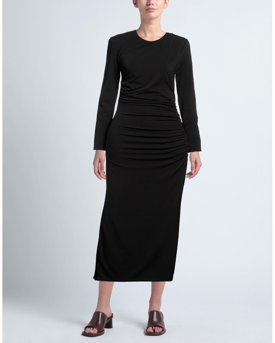 FEDERICA TOSI Black Midi Dress