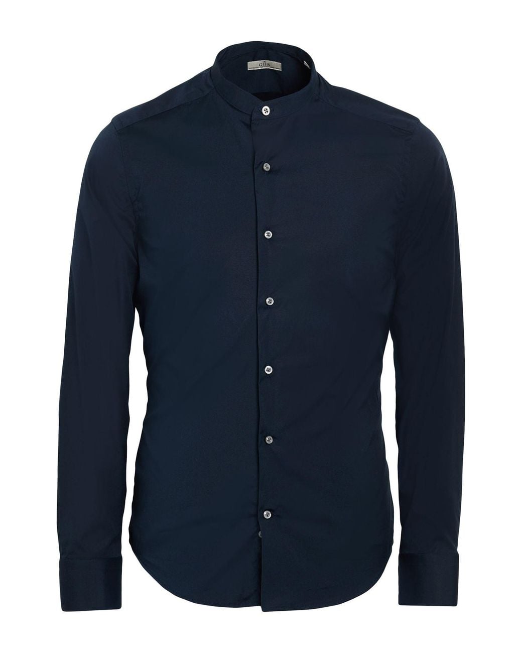 Ghirardelli Blue Shirt Cotton, Elastane for men