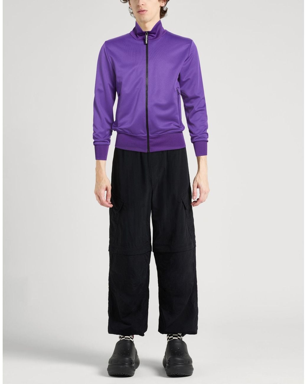 Palm Angels Purple Sweatshirts for men